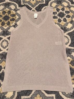 JOIE Knit Sleeveless Tunic V-Neck Tank Shirt Top | Size M